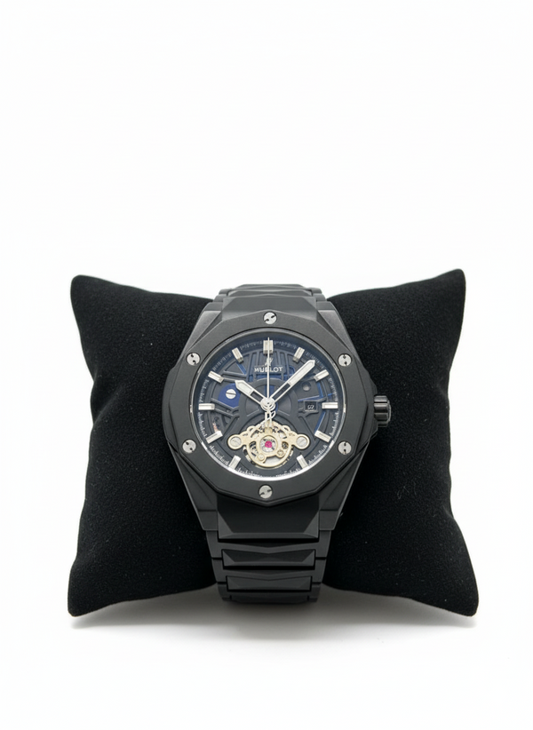 Hublot Classic Fusion Skeleton Tourbillon Black Ceramic Men's Watch