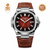 Patek Nautilus Leather Strap Master Lock - Full Brown