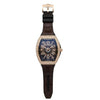 Franck Muller Yachting Diamond Bezel Luxury Watch – Black Dial & Leather Strap