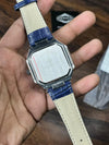 Patek Cubitus Leather Strap Quartz Watch