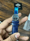 Patek Cubitus Leather Strap Quartz Watch