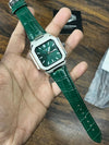Patek Cubitus Leather Strap Quartz Watch