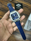 Patek Cubitus Leather Strap Quartz Watch