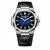 Patek Nautilus Leather Strap Master Lock - Black Blue