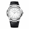 Patek Nautilus Leather Strap Master Lock - Black-White