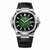 Patek Nautilus Leather Strap Master Lock - Black-Green