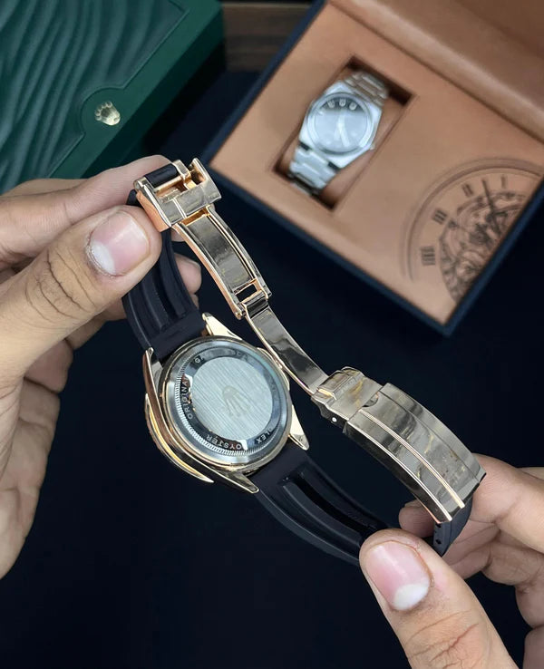 RLX Submariner Semi-Auto - Rose Gold