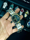 True Worth Original Chronograph Quartz Watch - TwoTone Black Dial