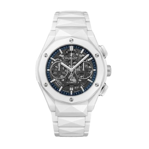 Luxury Skeleton Automatic Watch – Blue Dial Stainless Steel Men's Timepiece
