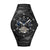 Luxury Black Skeleton Automatic Watch – Stainless Steel Men's Timepiece