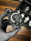 RLX GMT Master 2 - Full Black - Black-White Bezel