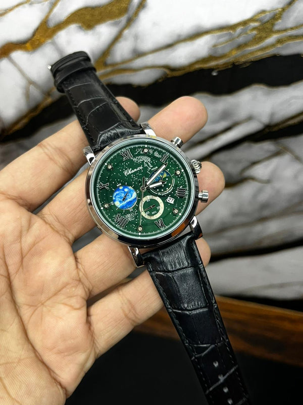 Chenxi Leather Strap Chronograph Watch