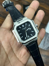 Patek Cubitus Leather Strap Quartz Watch
