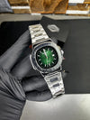 Patek Nautilus Quartz Watch - Green Dial