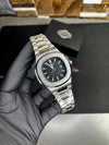 Patek Nautilus Quartz Watch - Black Dial
